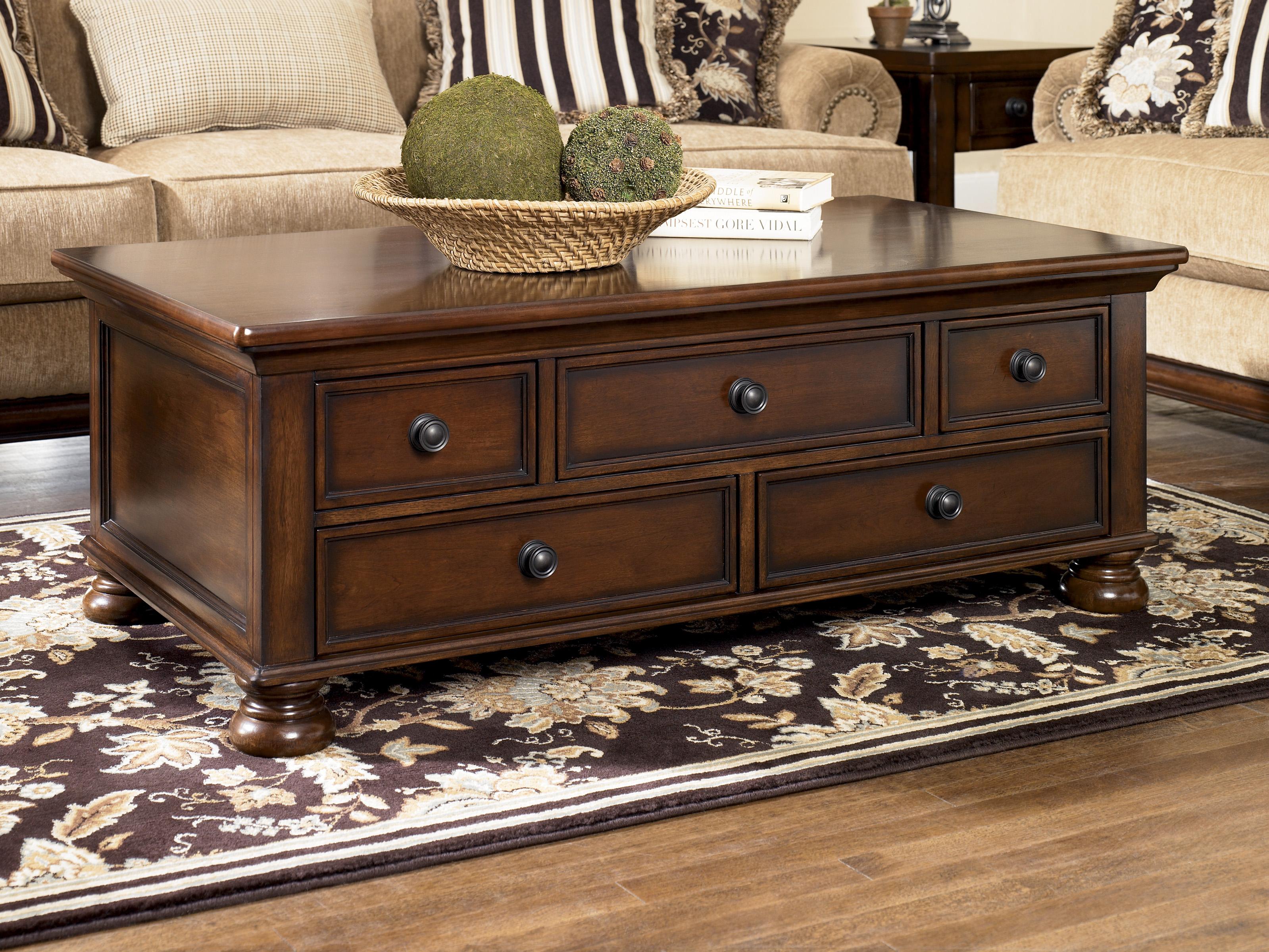 Signature Design by Ashley Porter T697 20 Storage Cocktail Table